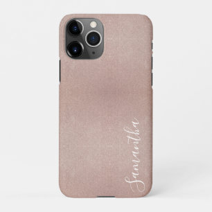 Rose Gold Glitzer Metallic Hübsch Girly Funkelnd iPhone 11Pro Hülle