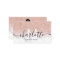 Rose Gold Glitzer ombre Marmorname Makeup Logo