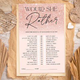 Rose Gold Glitzer ombre pink eher Bridal Spiel