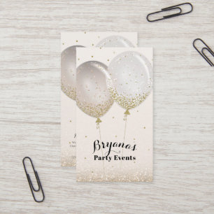 Rose Gold & Glitzer Pink Blush Party Event Plane Visitenkarte