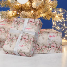 Rose Gold Glitzer, rosa Folie, Weihnachtsverpackun Geschenkpapier