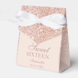Rose Gold Glitzer Rosa ombre Glitzern Sweet 16 Geschenkschachtel