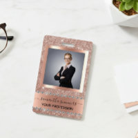 Rose Gold Glitzer sehen Bling Diamond Business
