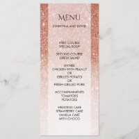 Rose Gold Glitzer Shiny Elegant