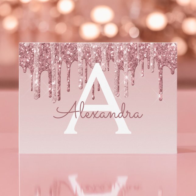 Rose Gold Glitzer Sweet 16 Save the Date Einladung (Von Creator hochgeladen)