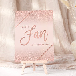 Rose Gold Glitzer Typografie Rosa Schild Einladung