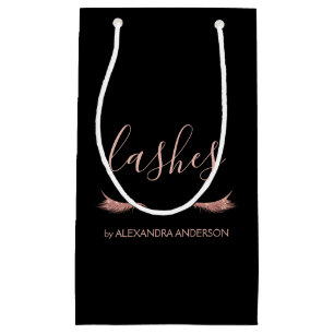Rose Gold Glitzer und Sparkeln Eyelashes Kleine Geschenktüte