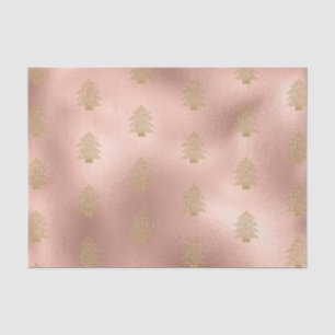 Rose Gold Glitzy Glitzer Weihnachtsbaum Seidenpapier