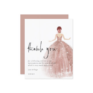 Rose Gold Gown Auburn Quinceañera Dank