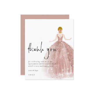 Rose Gold Gown Blonde Quinceañera Dank