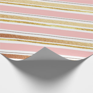 Rose Gold Grau Textur Wrapping Paper Geschenkpapier