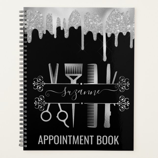 Rose Gold hair Stylist Hairstylist Hair Glitter Planer (Vorderseite)