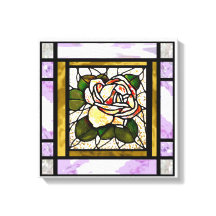 Rose Gold Hartglas Art Deco