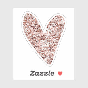 Rose Gold Heart Clipart Niedlich Heart Glitzer Des Aufkleber