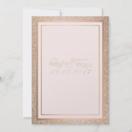 Rose Gold Hochzeit Einladungen