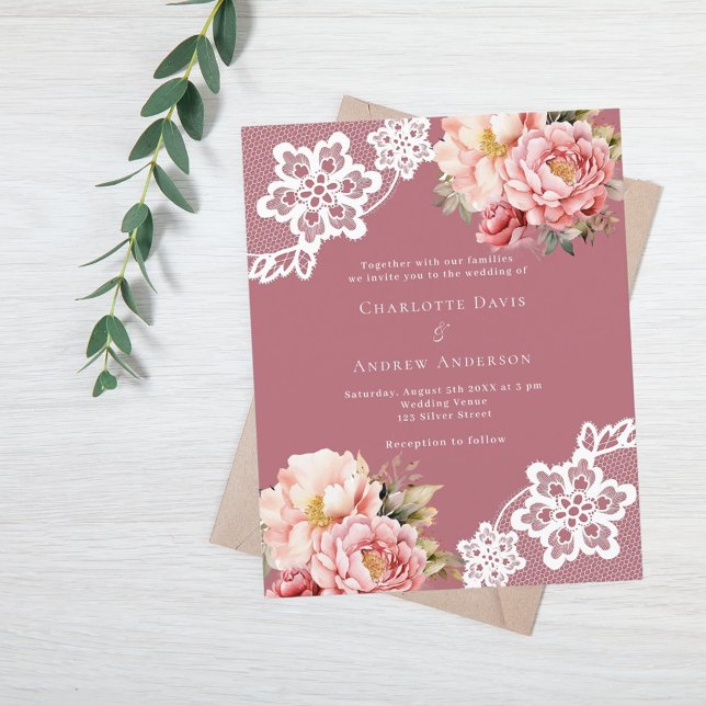 Rose Gold Hochzeitsfeier in Rosa (Von Creator hochgeladen)