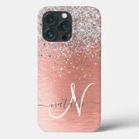 Rose Gold Hübsch Girl Silver Glitzer Funkelnd