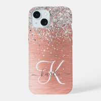 Rose Gold Hübsch Girl Silver Glitzer Funkelnd