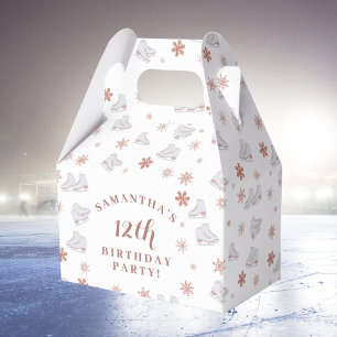 Rose Gold Ice Skate Rosa Skaten zum Geburtstag Geschenkschachtel