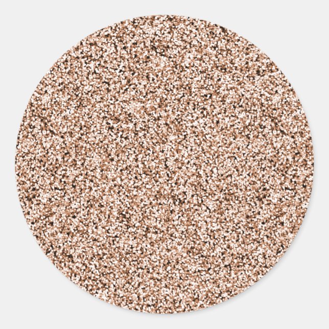 Rose Gold Imitate Glitzer Umschlag Aufkleber (Vorderseite)