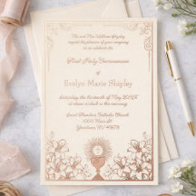 Rose Gold Kelch Erstkommunion Eleganz