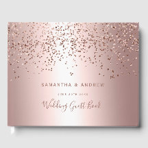 Rose Gold Konfetti Metallic Folie Foto Hochzeit