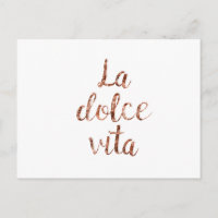 Rose gold La Dolce Vita