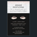 Rose Gold Lash Salon Grand Reopening Covid Safety Flyer<br><div class="desc">Eine komplette zusammenhängende Kollektion für alle Ihre Geschäftsprodukte und -materialien. Beraten Sie die Gönner Ihrer Wiedereröffnung mit neuen Sicherheitsmaßnahmen für Kokosmilch. Eine Sammlung von Produkten zur Förderung von Richtlinien zur sozialen Distanzierung. Diese Produkte sind ideal, um sicherzustellen, dass sowohl Mitarbeiter als auch Kunden soziale distanzierende Richtlinien einhalten. Fügen Sie diesem...</div>