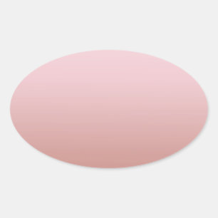 Rose Gold Leer Vorlage Fügen Sie Ihren Text Elegan Ovaler Aufkleber