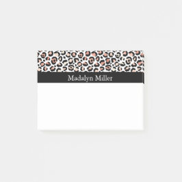 Rose Gold Leopard Post-it Klebezettel