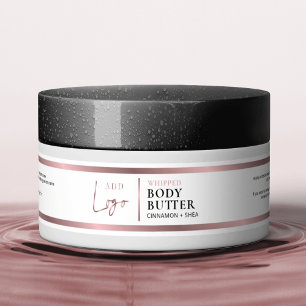 Rose Gold Logo 4 OZ Kosmetisches Jar Waterprof-Lab Aufkleber