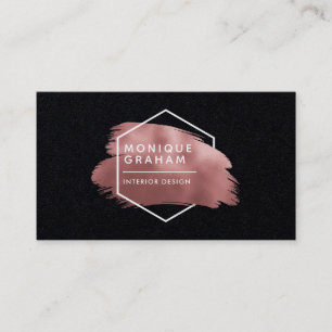 Rose-Gold-Logo-Visitenkarte Visitenkarte