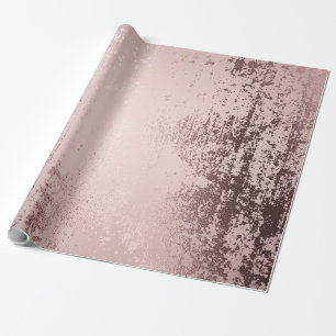Rose Gold Luxuriöses Metalldesign Geschenkpapier
