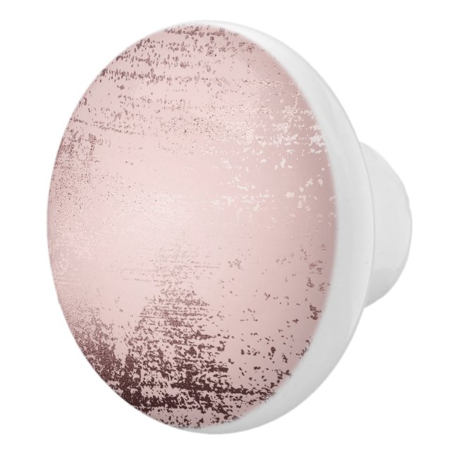 Rose Gold Luxuriöses Metalldesign Keramikknauf (Rechts)