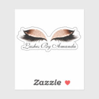 Rose Gold Makeup Artist Lashes