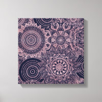 Rose Gold Mandala Collection Blaues Design