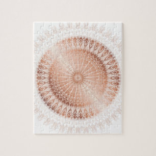 Rose Gold Mandala Puzzle