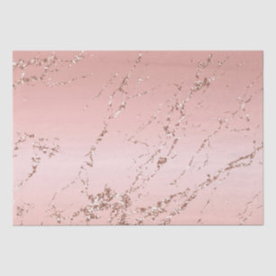 Rose Gold Marble Glitzy Glitzer Wedding Seidenpapier