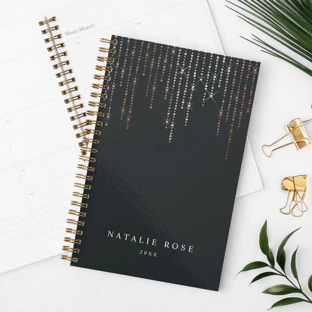 Rose Gold Marquee Personalisiert Planer (Von Creator hochgeladen)