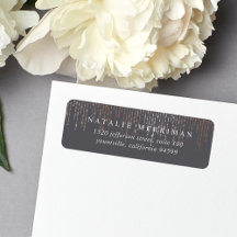 Rose Gold Marquee Rücksendeadresse