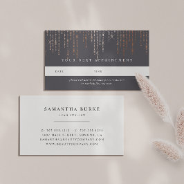 Rose Gold Marquee Terminkarten Terminkarte