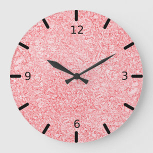 Rose Gold Metalic Großuhr Große Wanduhr