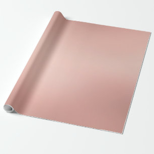 Rose Gold Metallic Aussehen Elegant Glam Golden Mo Geschenkpapier