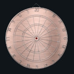 Rose-Gold-Metallic-Textur Dartscheibe<br><div class="desc">Eine moderne,  moderne Rose-Gold-Metallic-Textur.</div>