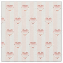 Rose Gold Metallische Herzstücke und Muster für we