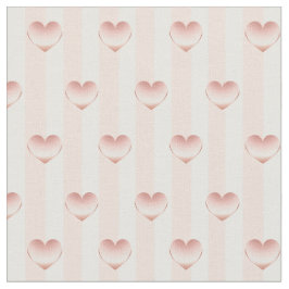 Rose Gold Metallische Herzstücke und Muster für we Stoff