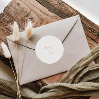 Rose Gold Minimalistisch Hochzeiten Umschlag Aufkl