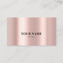 Rose Gold Minimalistische Sleek Ristorante La Lanc