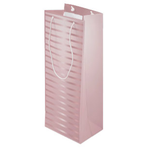 Rose Gold Moderner Template Glamour Trendy Elegant Geschenktüte Für Weinflaschen