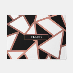 Rose Gold Mosaik Fußmatte